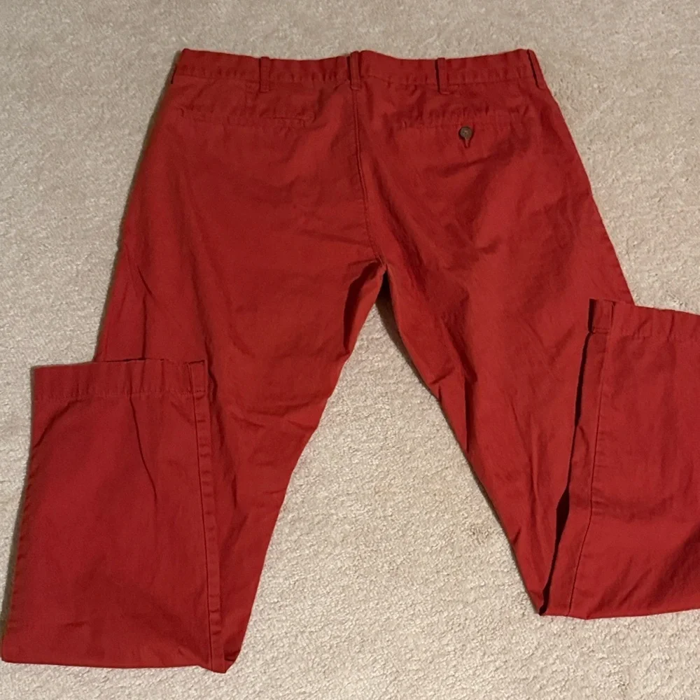 J. Crew Driggs Men's Chinos in Vibrant Red